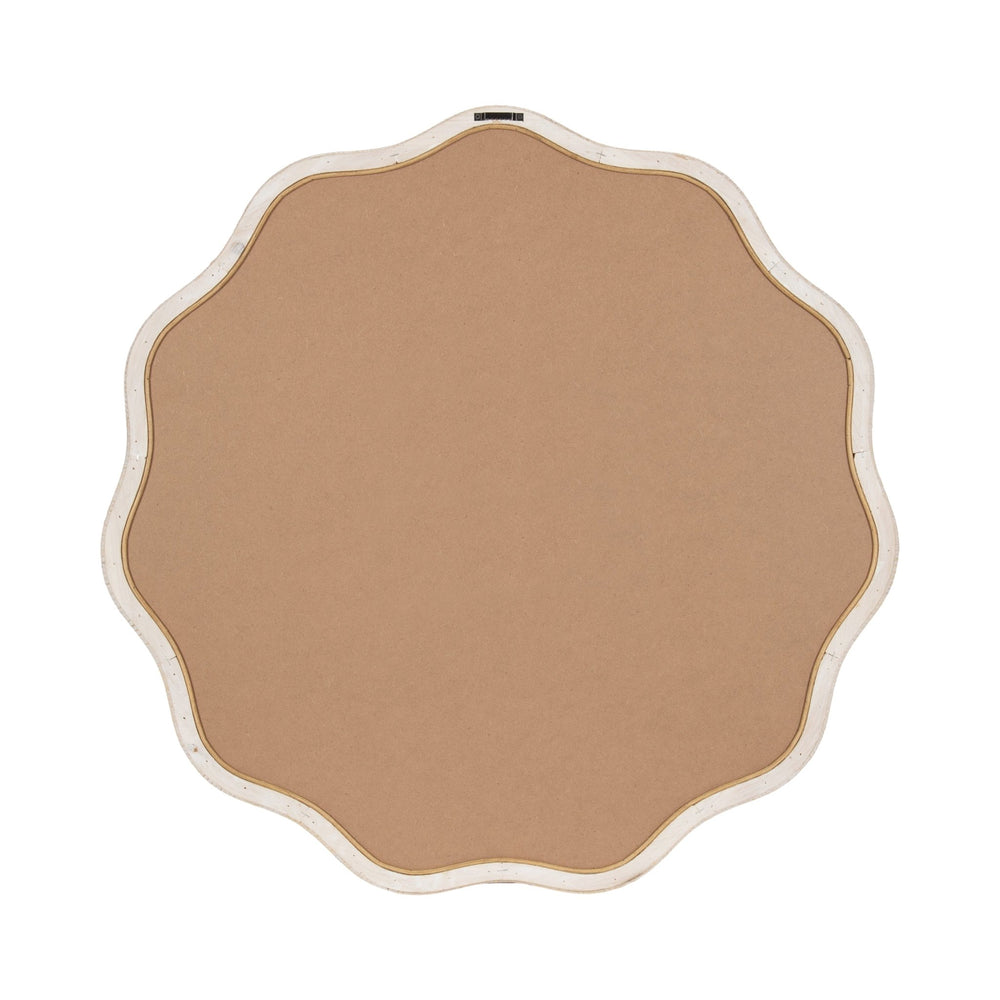 Rahfy Scallop Framed Wall Mirror - Quahog Bay Bedding