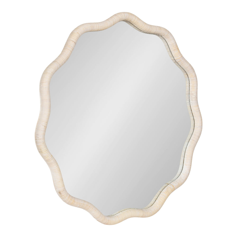 Rahfy Scallop Framed Wall Mirror - Quahog Bay Bedding