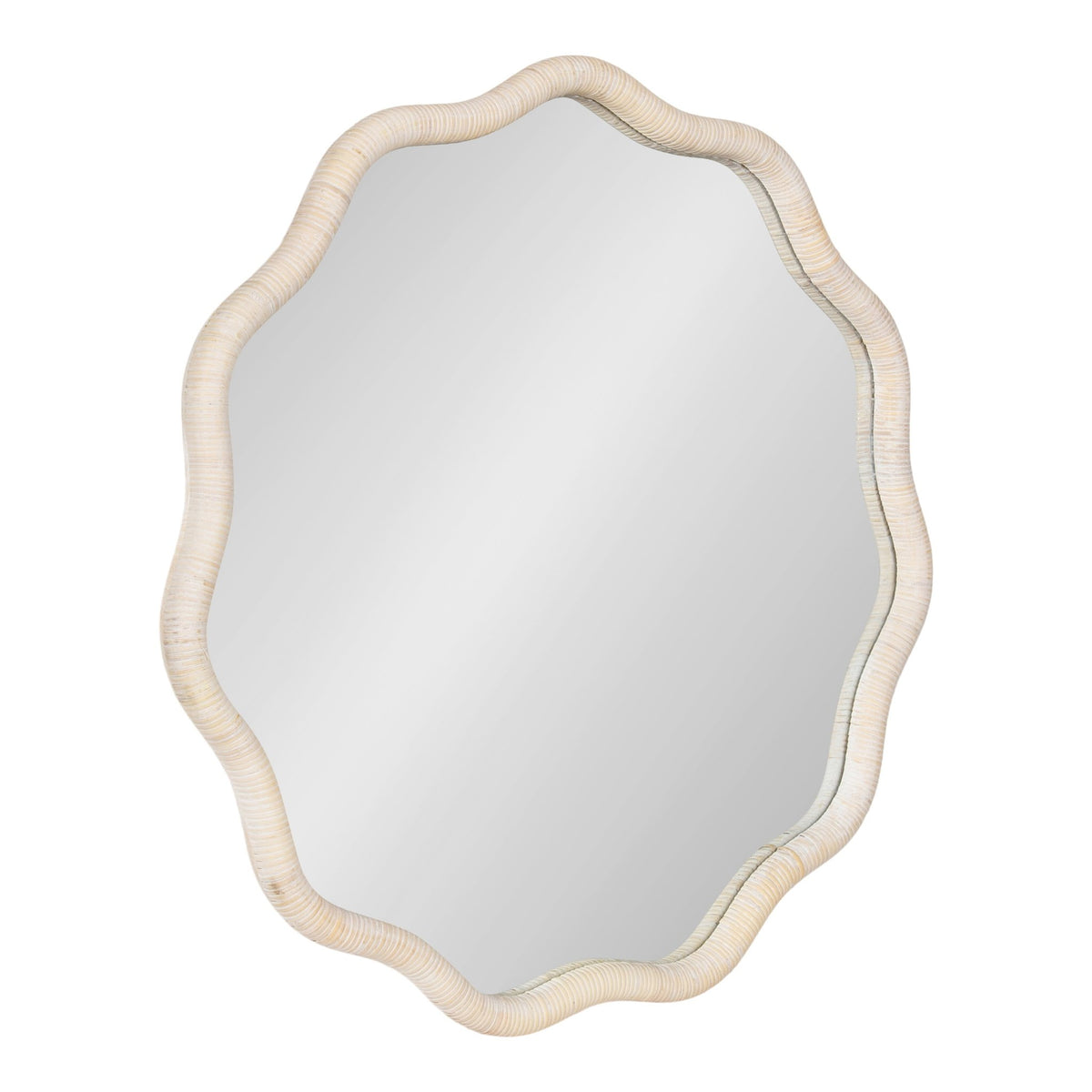 Rahfy Scallop Framed Wall Mirror - Quahog Bay Bedding