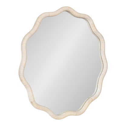 Rahfy Scallop Framed Wall Mirror - Quahog Bay Bedding