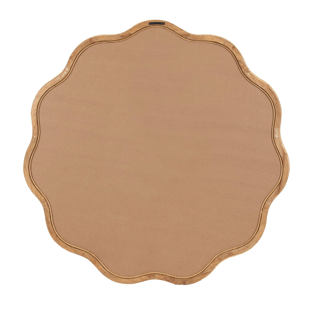 Rahfy Scallop Framed Wall Mirror - Quahog Bay Bedding
