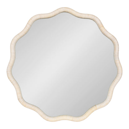 Rahfy Scallop Framed Wall Mirror - Quahog Bay Bedding