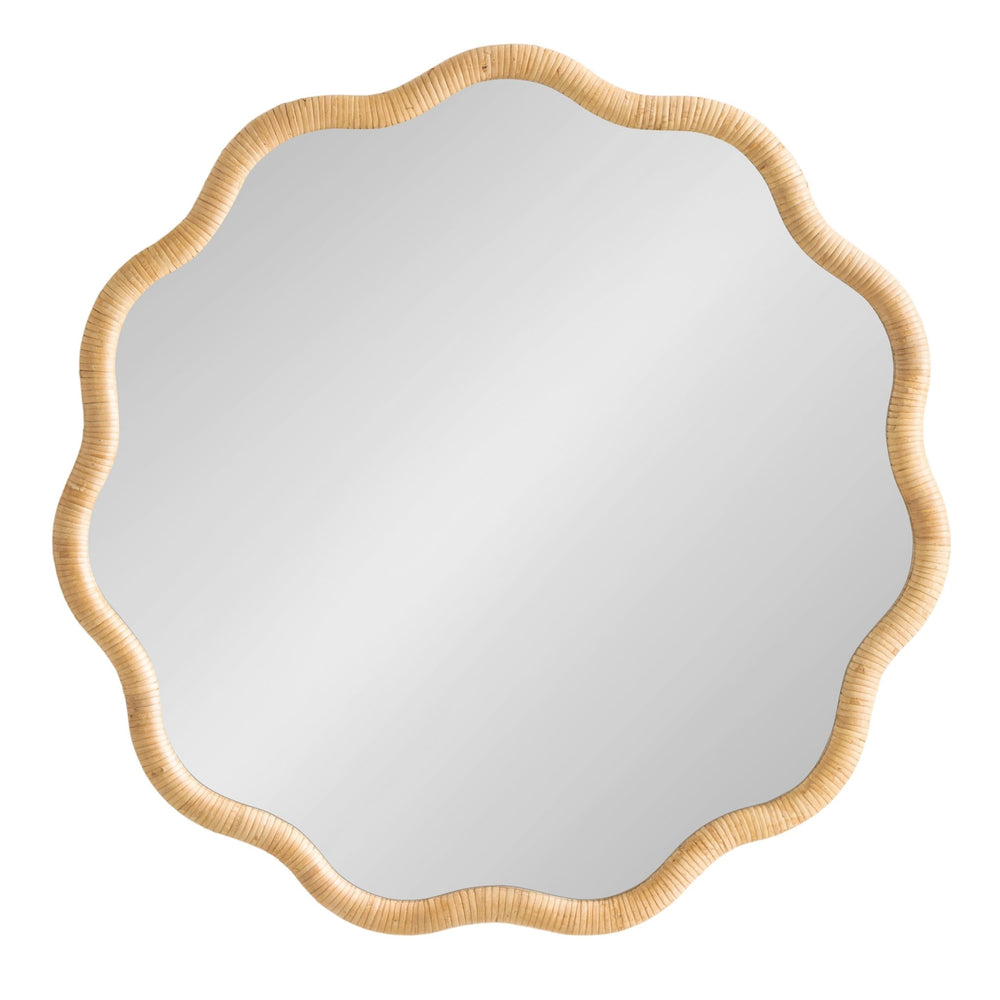 Rahfy Scallop Framed Wall Mirror - Quahog Bay Bedding