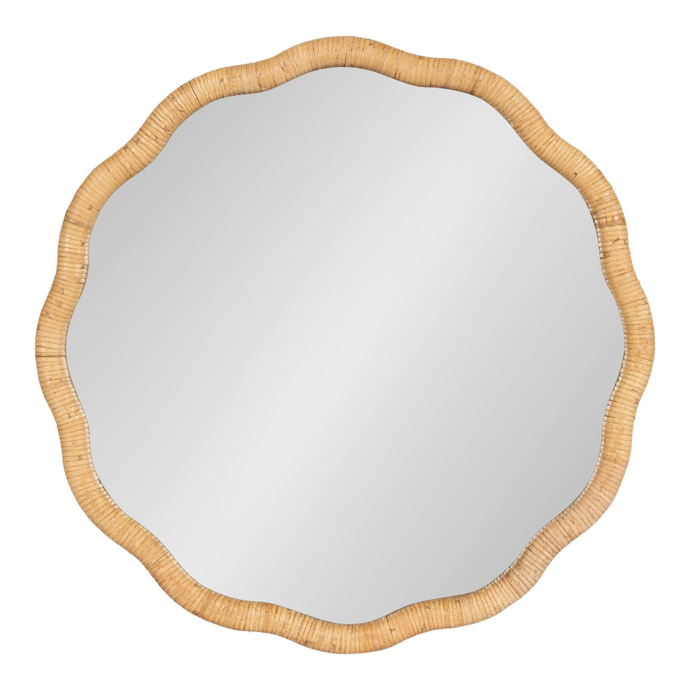 Rahfy Scallop Framed Wall Mirror - Quahog Bay Bedding