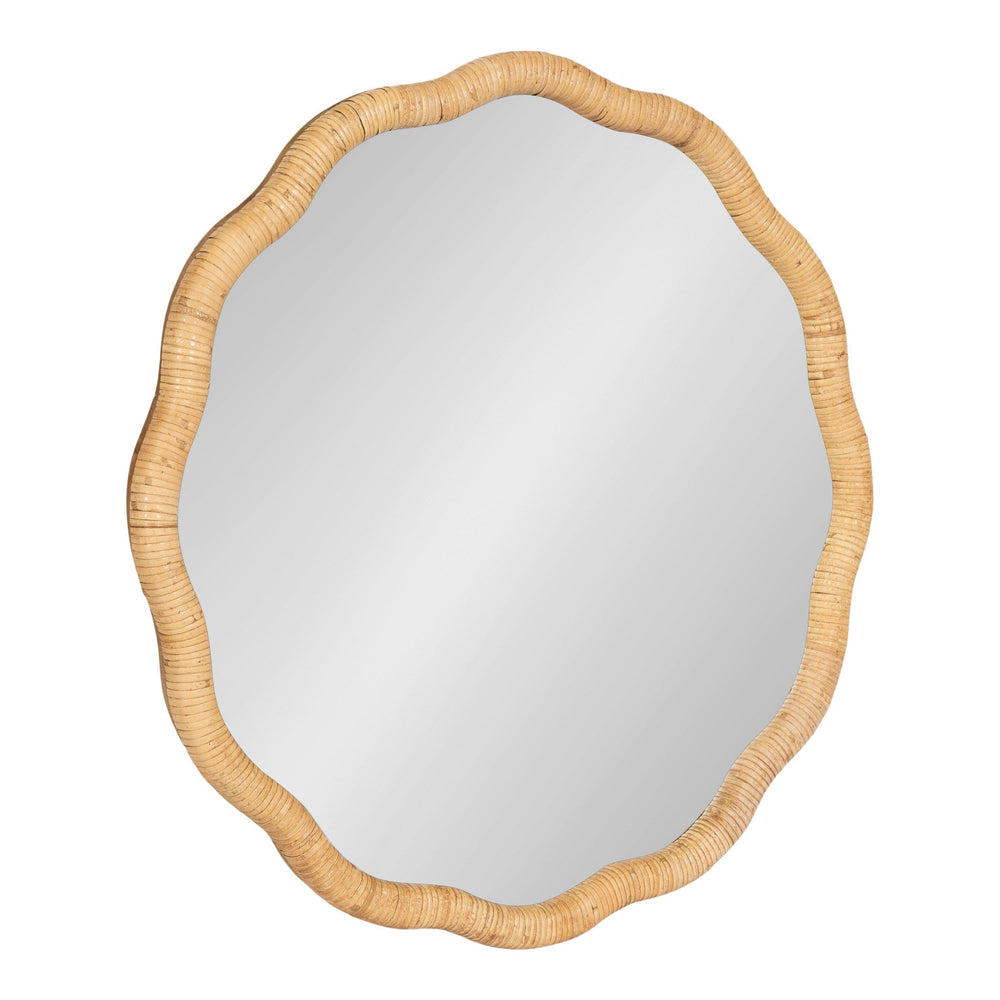 Rahfy Scallop Framed Wall Mirror - Quahog Bay Bedding