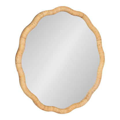 Rahfy Scallop Framed Wall Mirror - Quahog Bay Bedding