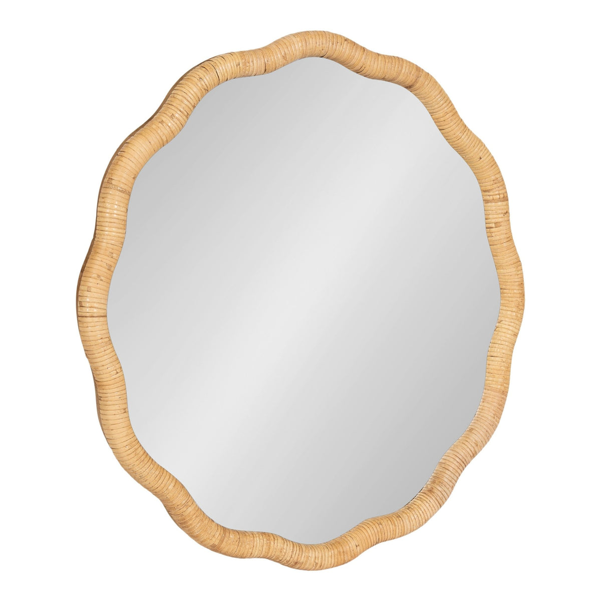 Rahfy Scallop Framed Wall Mirror - Quahog Bay Bedding