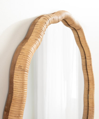 Rahfy Scallop Framed Wall Mirror - Quahog Bay Bedding