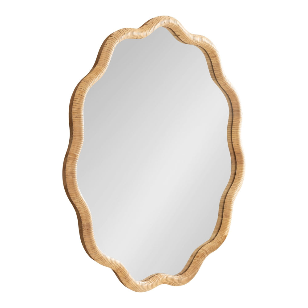 Rahfy Scallop Framed Wall Mirror - Quahog Bay Bedding