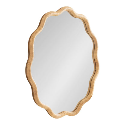 Rahfy Scallop Framed Wall Mirror - Quahog Bay Bedding