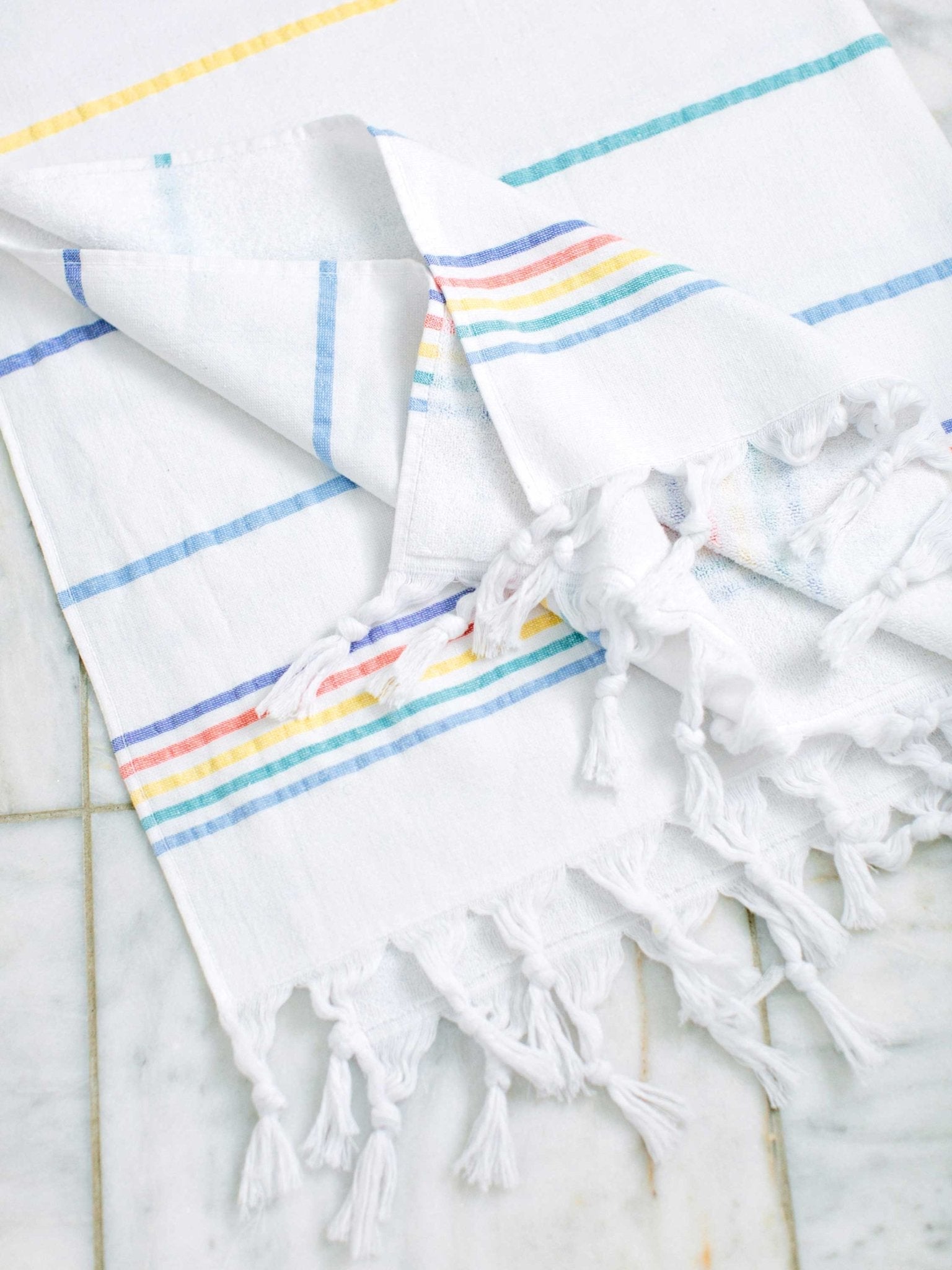 Rainbow Miami Turkish Towel - Quahog Bay Bedding