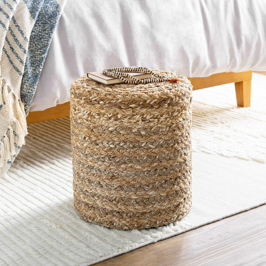 Ranskill Cotton Knitted Pouf - Quahog Bay Bedding