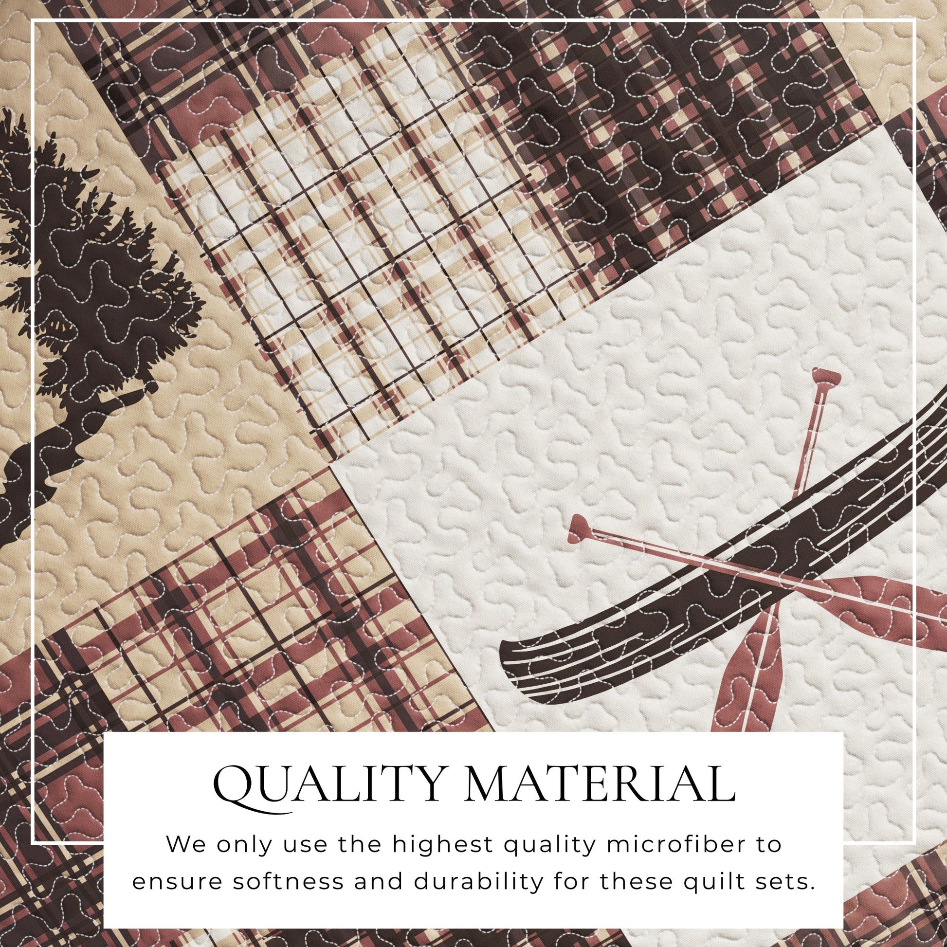 Redwood Lodge 3 Piece Quilt Set - Fall Quilts - Quahog Bay Bedding