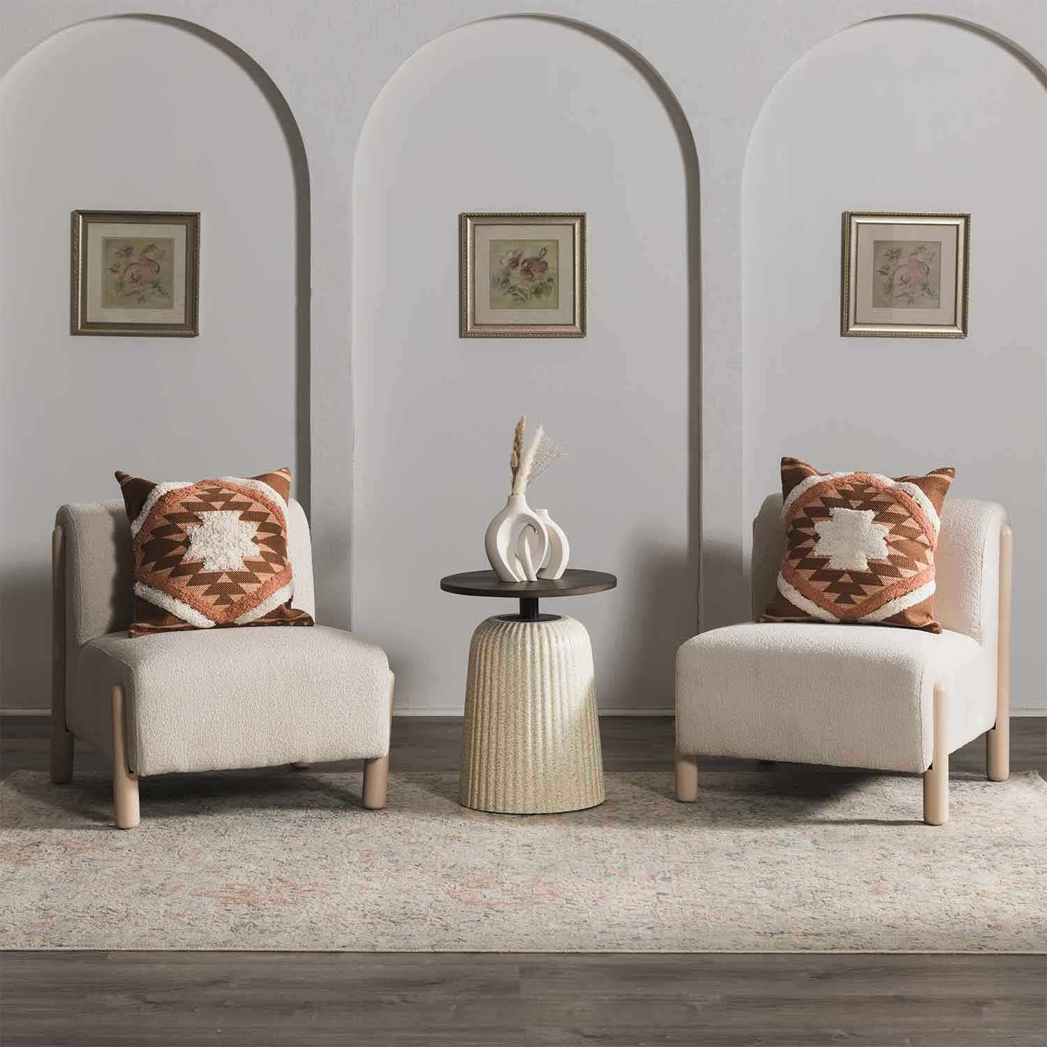 Reeves Orange Diamond Textured Throw Pillow - Quahog Bay Bedding