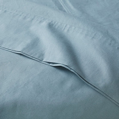 Relaxed Cotton Percale Sheet Set - 200TC 100% Cotton Percale Sheets - Quahog Bay Bedding