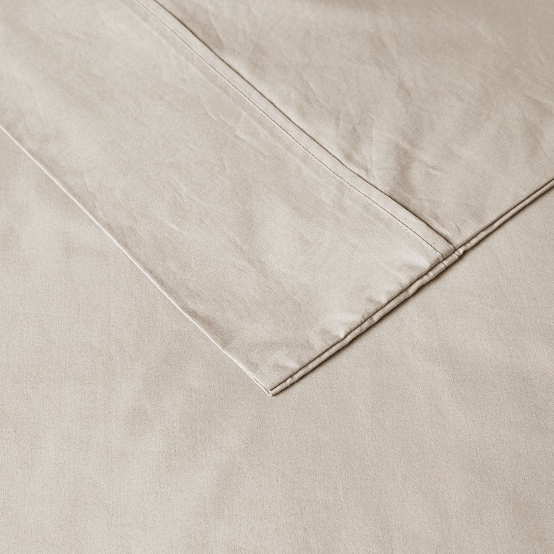 Relaxed Cotton Percale Sheet Set - 200TC 100% Cotton Percale Sheets - Quahog Bay Bedding