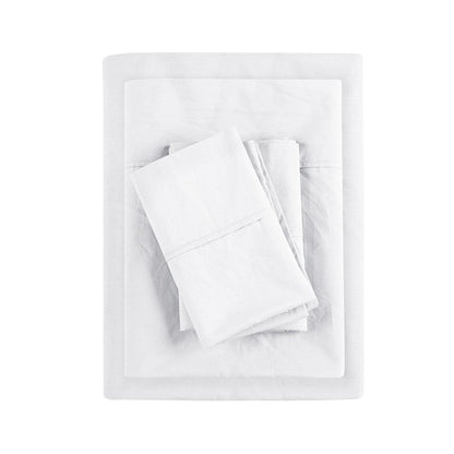 Relaxed Cotton Percale Sheet Set - 200TC 100% Cotton Percale Sheets - Quahog Bay Bedding