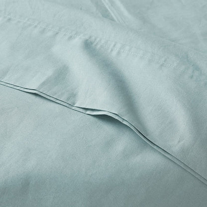 Relaxed Cotton Percale Sheet Set - 200TC 100% Cotton Percale Sheets - Quahog Bay Bedding