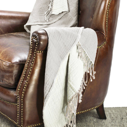 Reversible 100% Merino Wool Throw - Quahog Bay Bedding