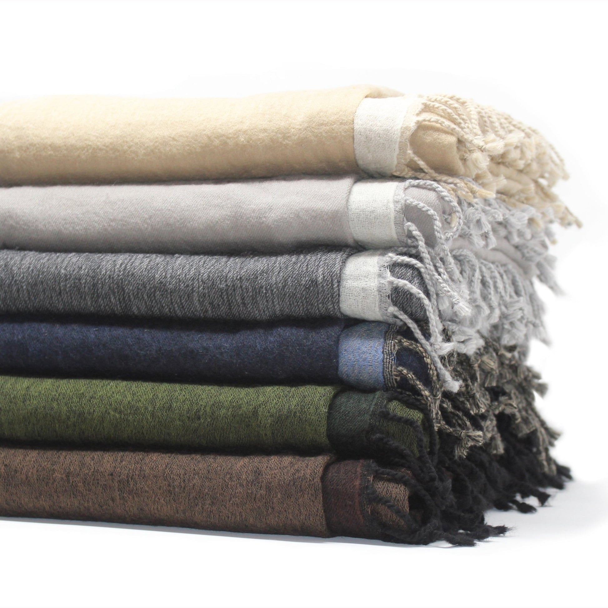 Reversible 100% Merino Wool Throw - Quahog Bay Bedding