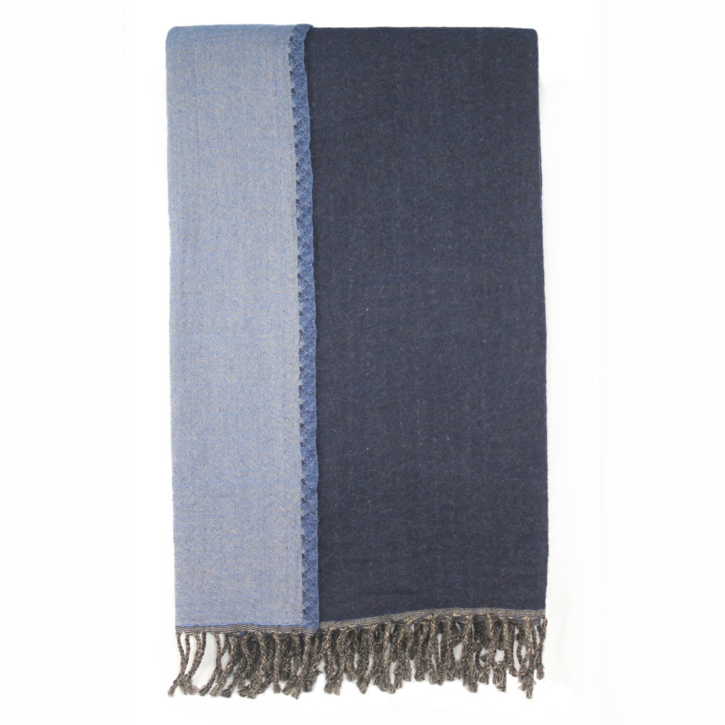 Reversible 100% Merino Wool Throw - Quahog Bay Bedding