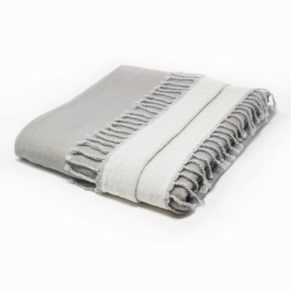 Reversible 100% Merino Wool Throw - Quahog Bay Bedding