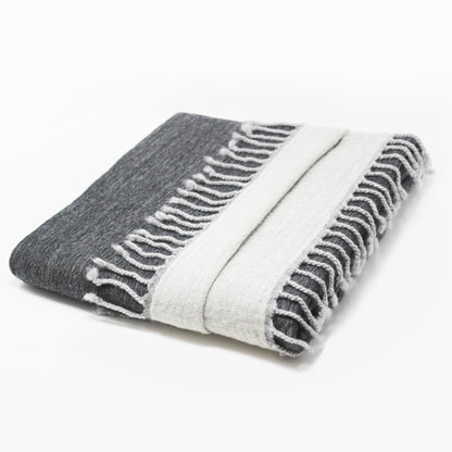 Reversible 100% Merino Wool Throw - Quahog Bay Bedding
