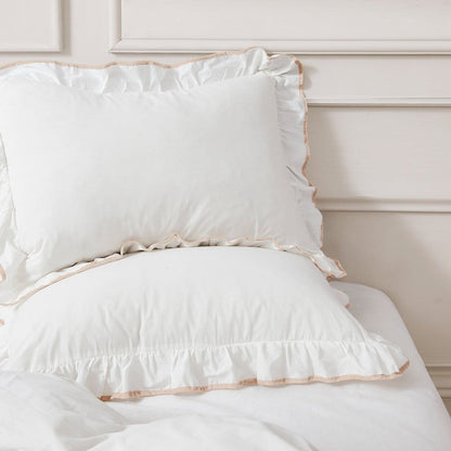 Reyna Contrast Edge Cotton Duvet Cover Set - Quahog Bay Bedding