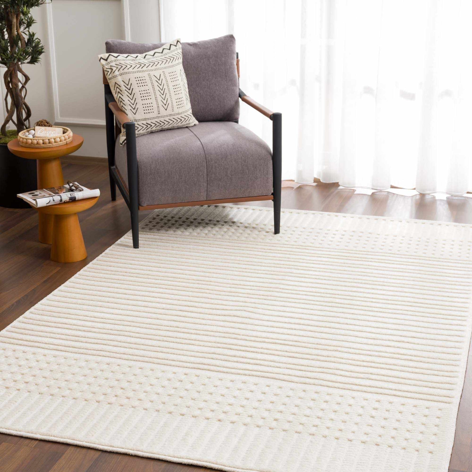 Rhun Washable Area Rug - Quahog Bay Bedding