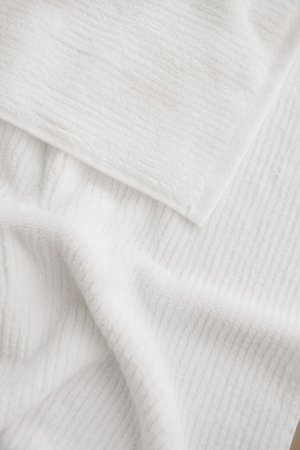 Ribbed Terry Bath Towel Set - Cotton And Bamboo Blend Bath Towels - Quahog Bay Bedding