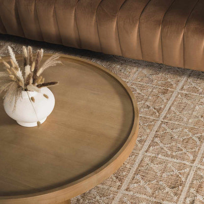 Rice Handcrafted Fringed Jute Carpet - Quahog Bay Bedding