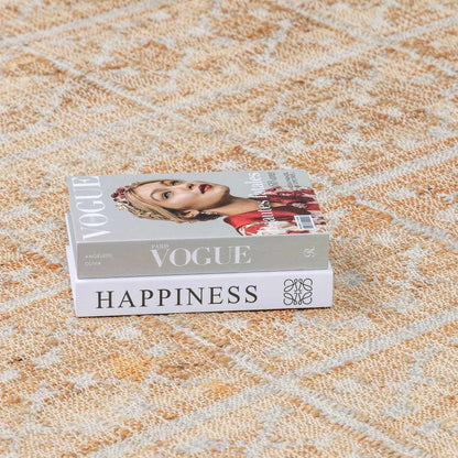 Rice Handcrafted Fringed Jute Carpet - Quahog Bay Bedding