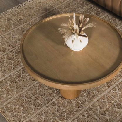 Rice Handcrafted Fringed Jute Carpet - Quahog Bay Bedding