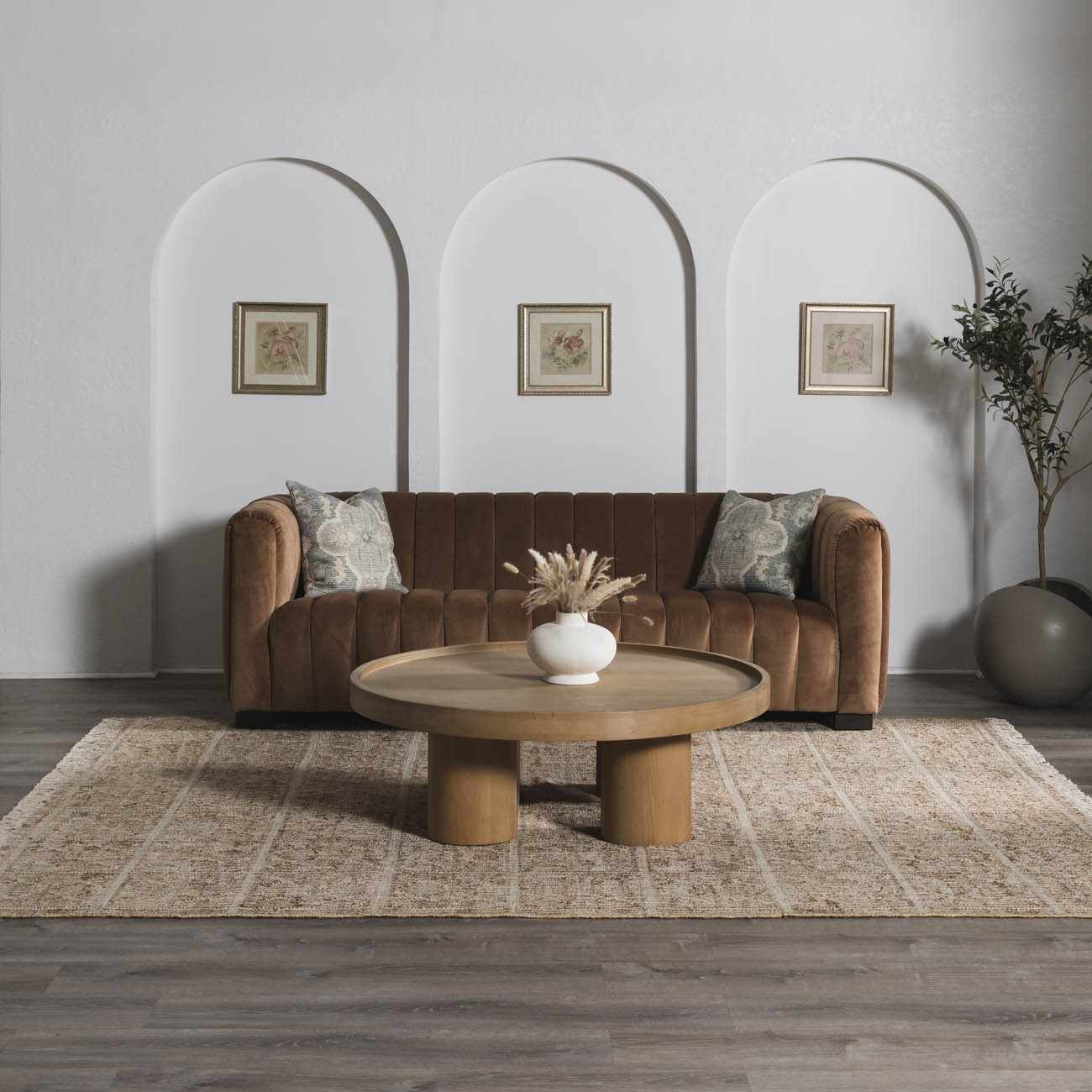 Rice Handcrafted Fringed Jute Carpet - Quahog Bay Bedding