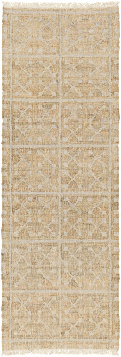 Rice Handcrafted Fringed Jute Carpet - Quahog Bay Bedding