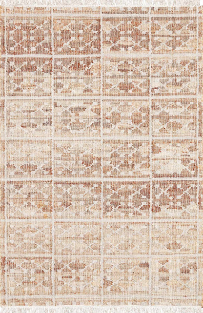 Rice Handcrafted Fringed Jute Carpet - Quahog Bay Bedding