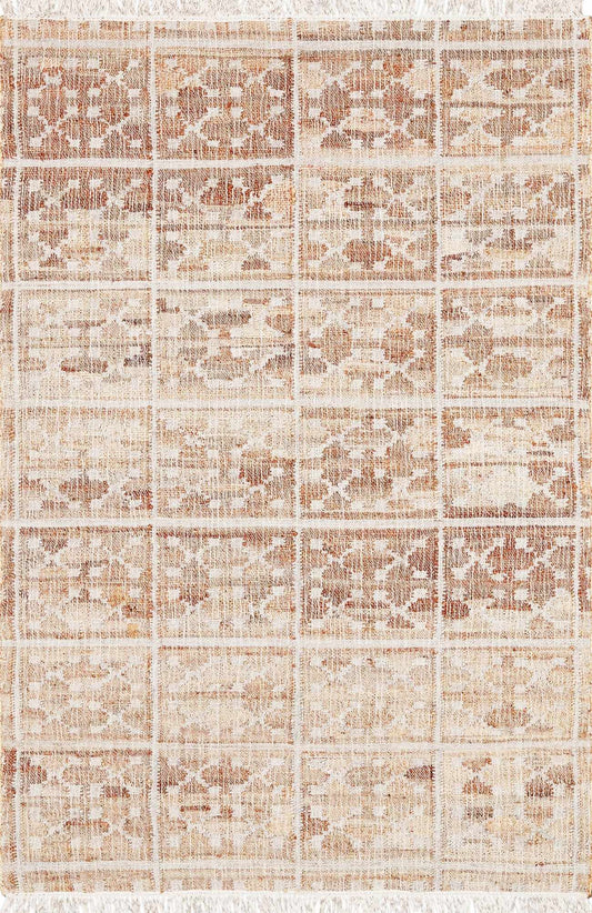 Rice Handcrafted Fringed Jute Carpet - Quahog Bay Bedding