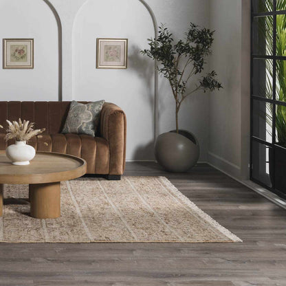 Rice Handcrafted Fringed Jute Carpet - Quahog Bay Bedding