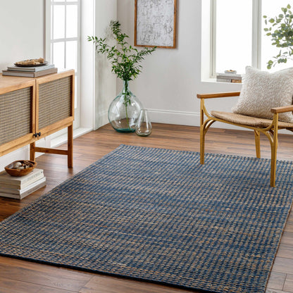 Riki Navy Area Rug - Quahog Bay Bedding