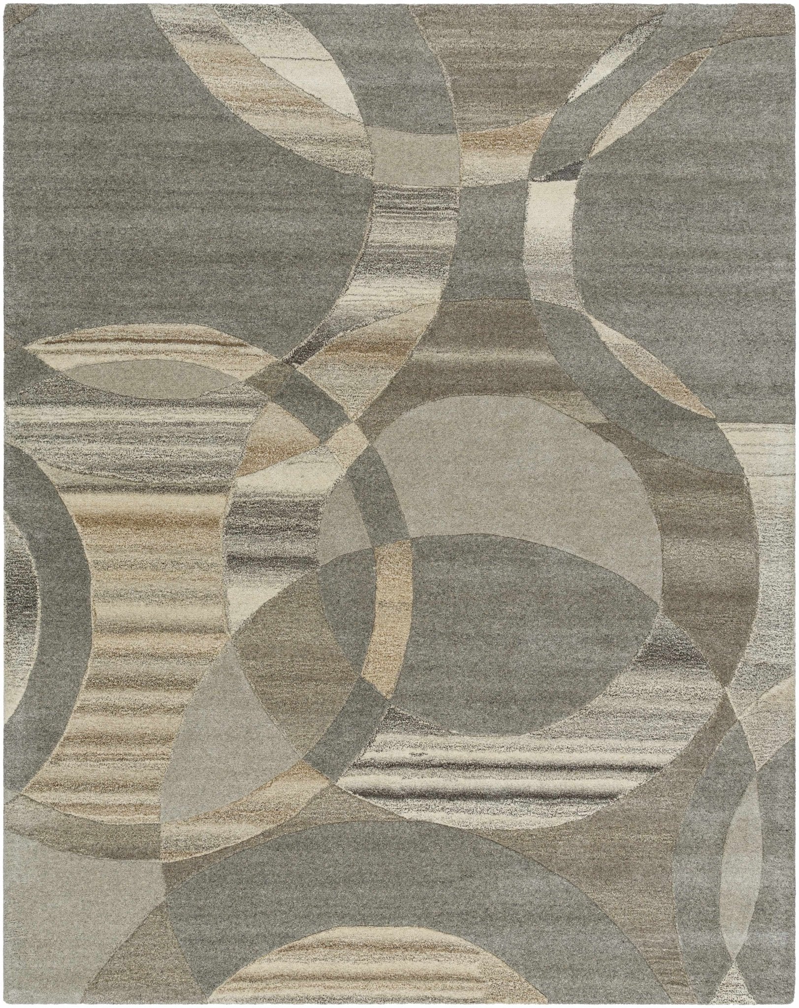 Rillton Modern Wool Rug - Quahog Bay Bedding
