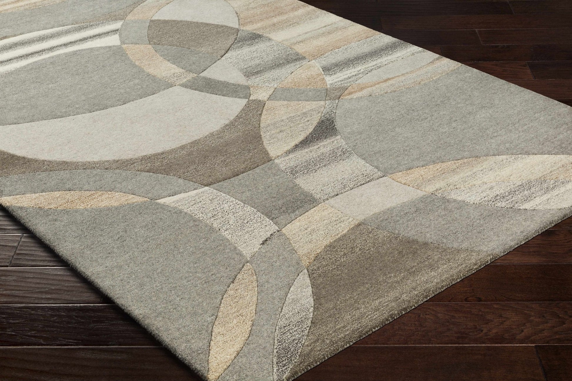 Rillton Modern Wool Rug - Quahog Bay Bedding