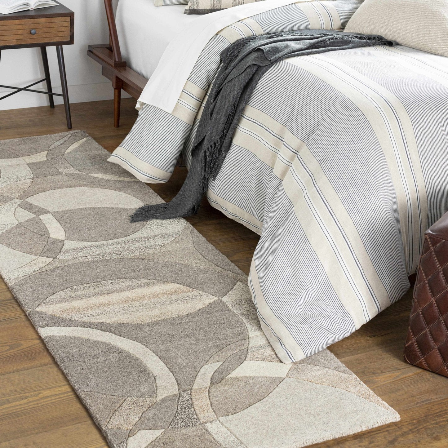 Rillton Modern Wool Rug - Quahog Bay Bedding