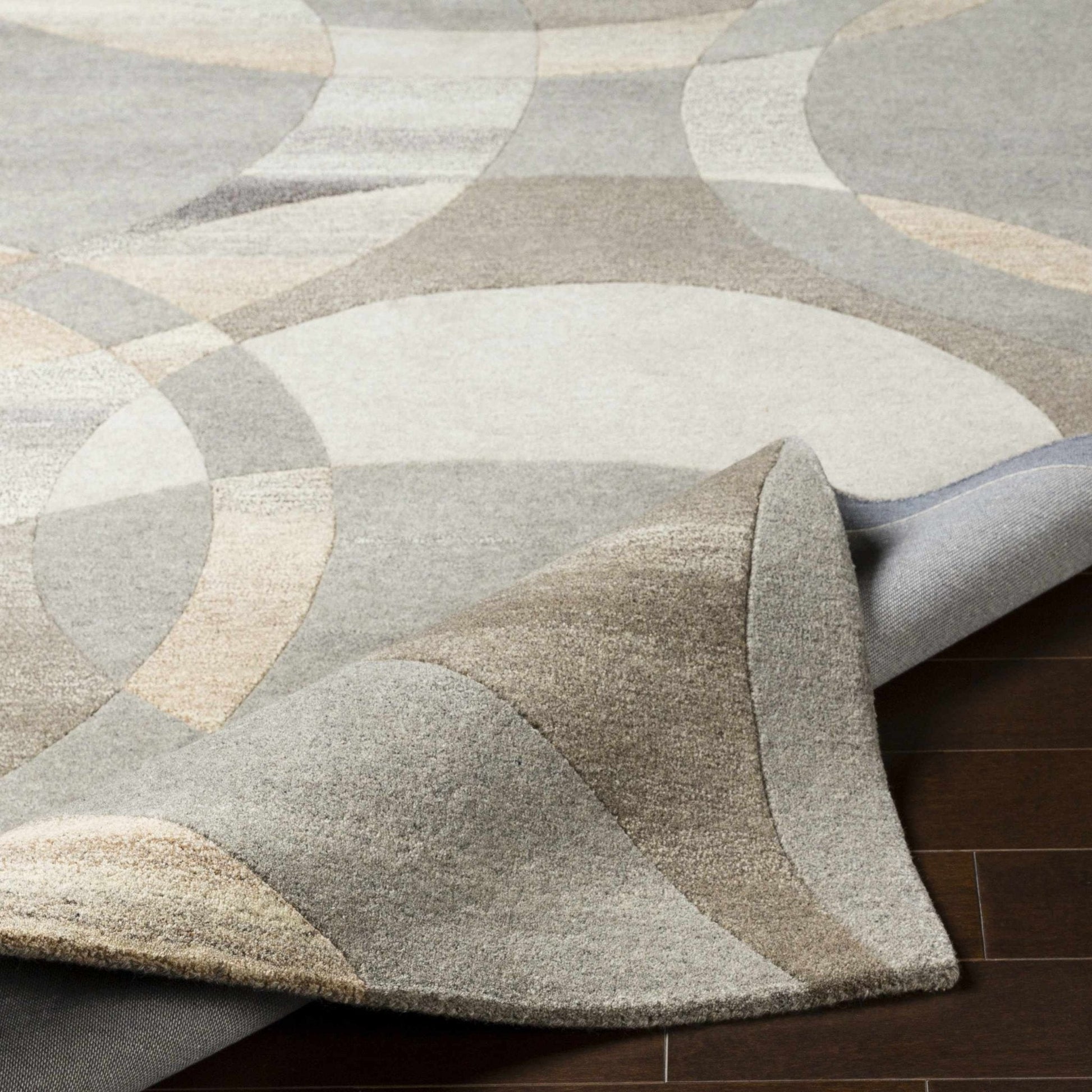 Rillton Modern Wool Rug - Quahog Bay Bedding