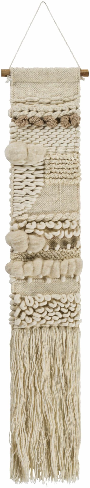 Riverwatch Ivory Woven Patterned Wall Hanging - Quahog Bay Bedding