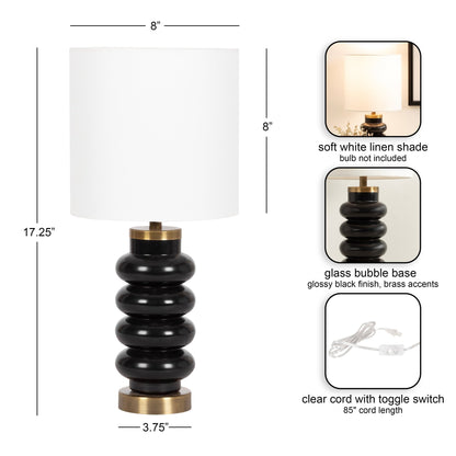 Rogala Table Lamp | Coastal Lamps & Lighting | Blue - Quahog Bay Bedding
