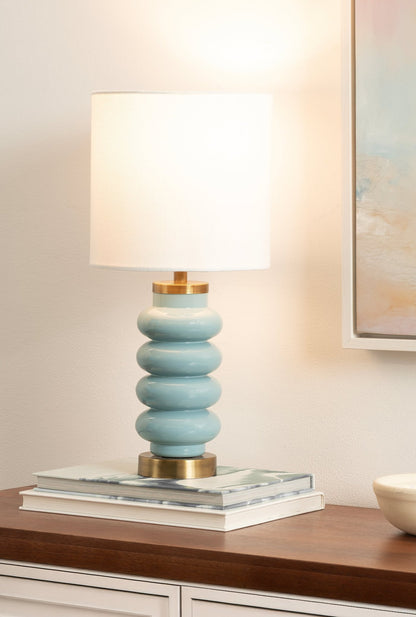 Rogala Table Lamp | Coastal Lamps & Lighting | Blue - Quahog Bay Bedding