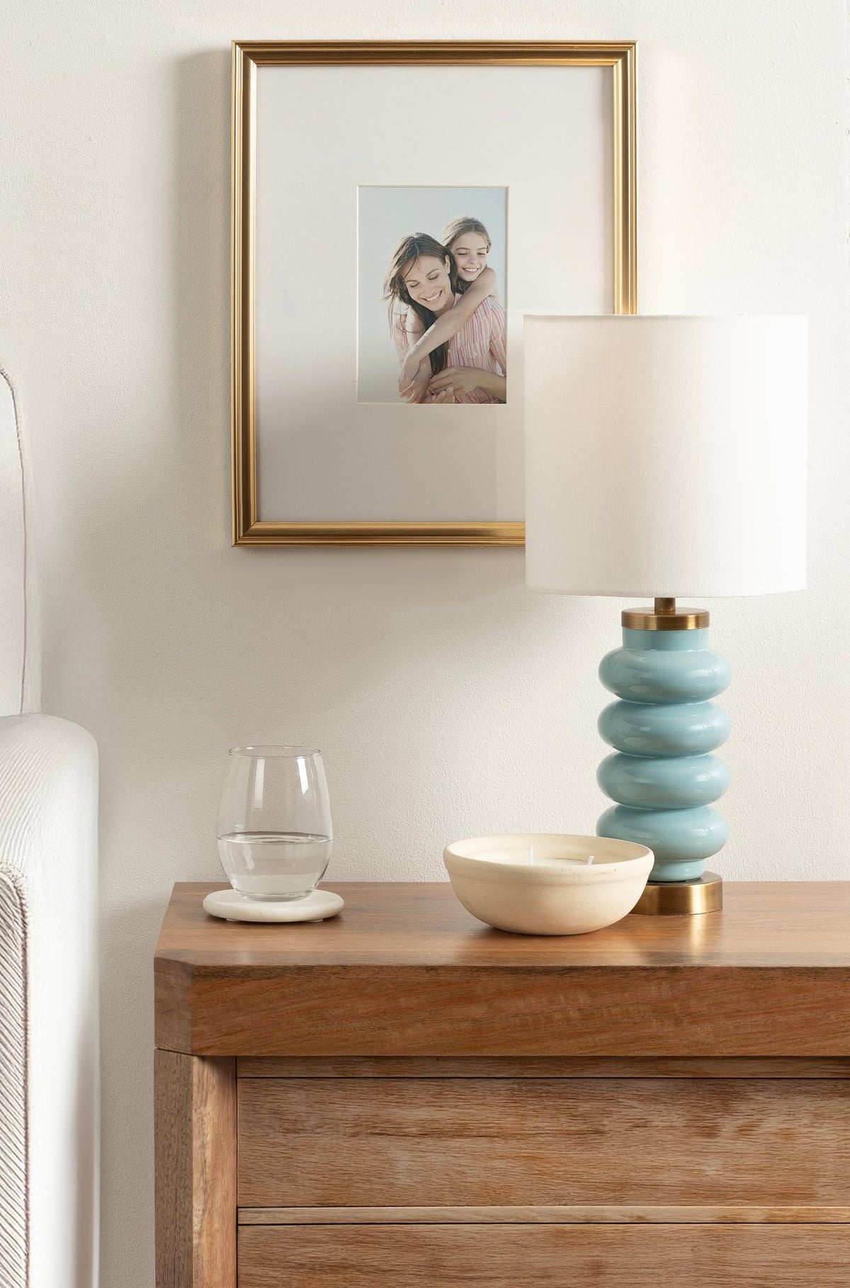 Rogala Table Lamp | Coastal Lamps & Lighting | Blue - Quahog Bay Bedding