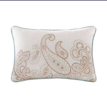 Ronan 4 Piece Cotton Quilt Set with Throw Pillow - Floral Medallion Quilt Sets - Quahog Bay Bedding