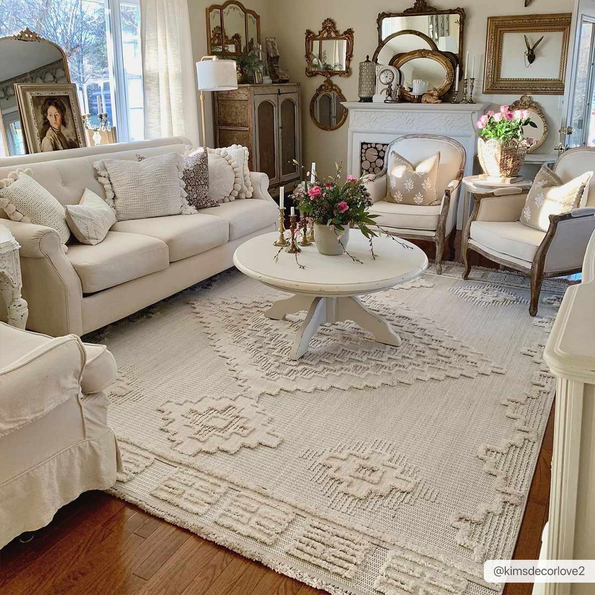 Rosales High - Low Rustic Rug - Quahog Bay Bedding