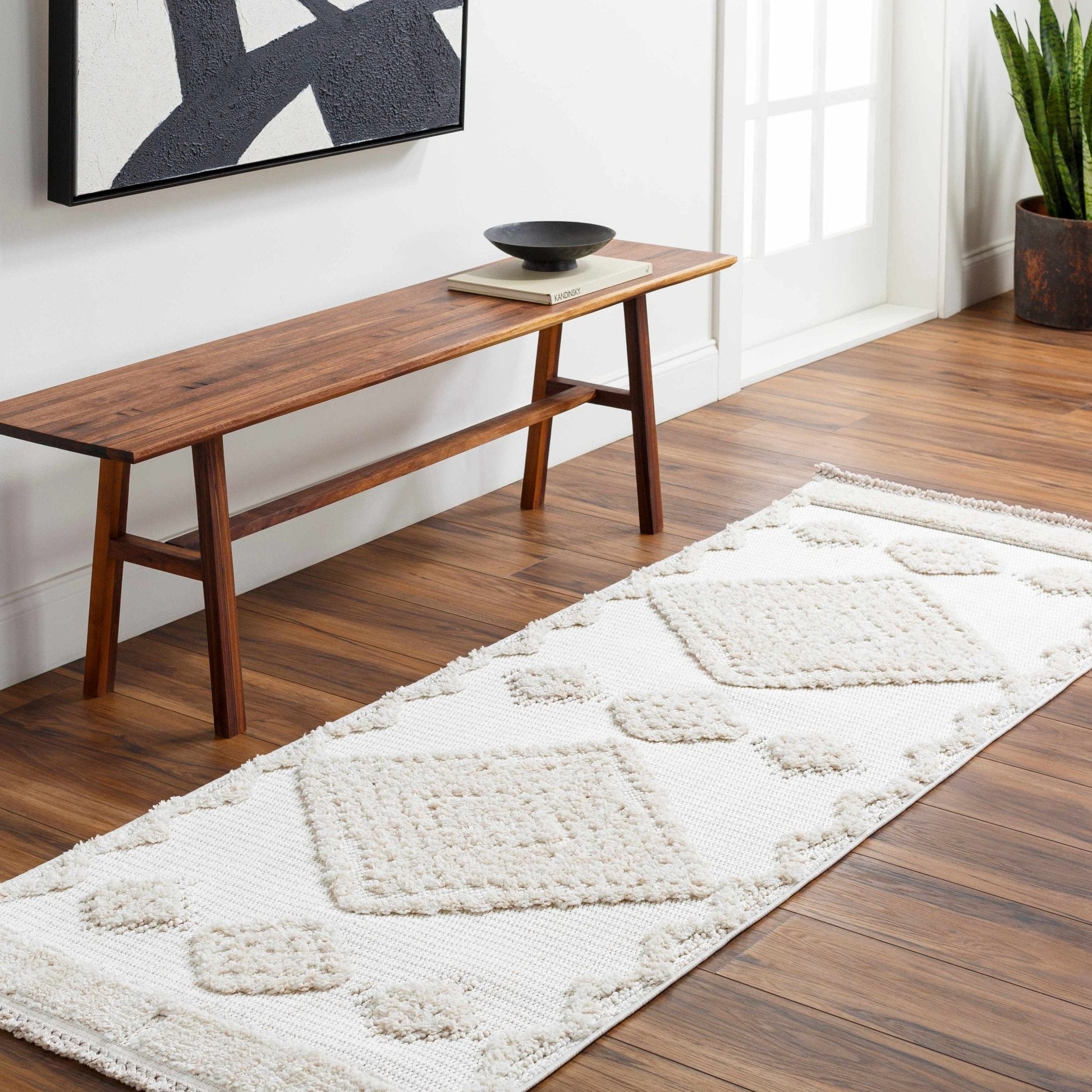Rosales High - Low Rustic Rug - Quahog Bay Bedding